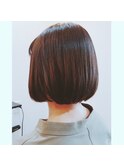 しっかりまとまるカジュアルボブ