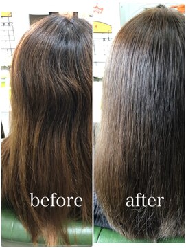 マイン ヘアー クリニック(main hair Clinic) お客様の縮毛矯正