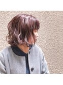 ♪Coni♪スロウカラーで透明感のある紫アッシュ
