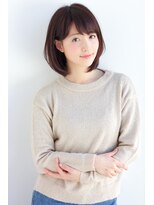 ラミ(L'ami) 【東 純平】ナチュラル女性の小顔ひし形ボブ