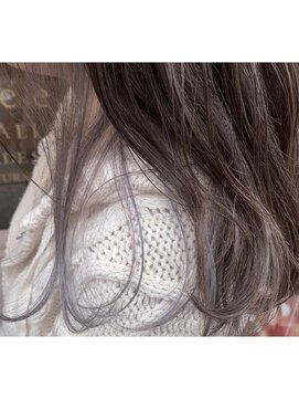 ココロ(COKORO) インナーカラー　ラベンダーアッシュ