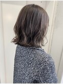 モカブラウン×ゆる波ウェーブ