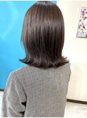 外ハネボブ/アッシュブラウンカラー☆