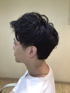 エイチエアー アルファ H'air alfa つつじヶ丘北口店 パーマを掛けるとこうなります。2枚目もご覧下さい