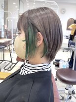 クアトログランシュ ひたちなか店(QUATRO×GranCieux)&nbsp;インナーカラー【ひたちなか/ブリーチ/インナーカラー】