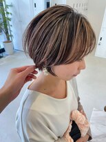 ロット 横浜(lot)&nbsp;フェザーショート×イメチェン細めハイライト[横浜駅]