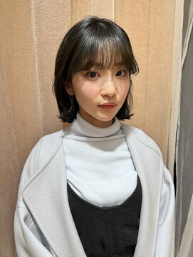 ジェノ(JENO by apish) モードなショートボブのワンカールパーマ！