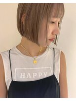 ロイリー バイ ローウェ 立川(Loely by Louwe)&nbsp;ベージュ/ハイトーン/レイヤー/ボブ/立川/髪質改善/ヘアセット