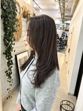 ジゼル 博多筑紫口店(GiseL) レイヤーカット×秋カラー@gisel_taisei_