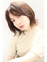 アムネシア たまプラーザ(AMNESIA)&nbsp;大人かわいいヘア/ゆるふわミディアム/マロンベージュ