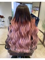 ボタニウム バイ アールサロン(BOTANIUM by RrSALON)&nbsp;ダメージレス美髪グラデーション×ペールピンク