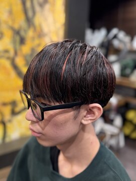 ワズ(W@Z) ツーブロックマッシュ&ハイライト