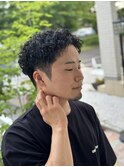 爽やかショートパーマ