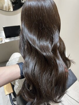 カロン バイ ジーナ 柏の葉キャンパス(Kalon by Zina) 透明感ヘーゼルベージュ×韓国巻き