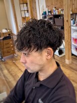 ロルド シェリ(Rold Cheri)&nbsp;【山本智文】ツイストスパイラルパーマV字マッシュ