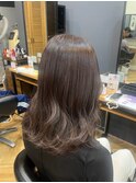 ラベンダーグレージュ［ホワイトグレージュ/ブラウン］長野歌穂