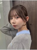 【木串楽人】韓国ヘア/顔周りカット/前髪