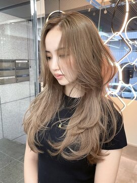 ラキング ギンザ トウキョウ(LAKING GINZA) くびれヘア/アプリコットオレンジ/夏/ハイライトカラー[銀座駅]