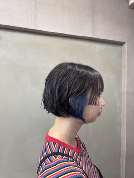 ファビ 渋谷(Fab) くびれヘア/暗めカラー/アプリコットオレンジ/縮毛矯正