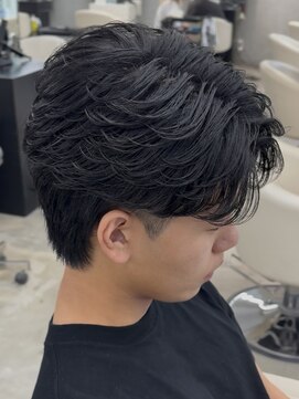 エデアンホンテン メンズサロン(EDEAN 本店 （旧：EDEAN 上通）) 熊本フェザーパーマ ニュアンス センターパート MEN'S HAIR