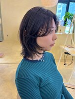 スニュウ(snuw) (snuw_hotaru)レイヤーボブマロンベージュラベンダーミルクティ