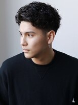 グルーマーズクレッジ 渋谷店(GROOMER/S CREDGE)&nbsp;men's/メンズ/ニュアンスパーマ/黒染め/韓国/ブルーブラック