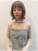 顔まわりレイヤー×ボブでお洒落に