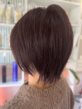 ヘアーズファイン(hair's fine) ◎冬の小顔ウルフショート×美人レイヤーカット