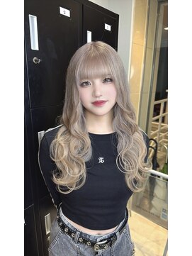 ブリーチ2回ホワイトミルクティーベージュ♪