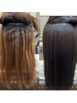 ネコ 稲毛(neco)&nbsp;【稲毛】髪質改善縮毛矯正　before &after