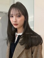 ノイ 銀座(noi)&nbsp;顔周りレイヤーカットべージュカラーくびれレイヤーカット