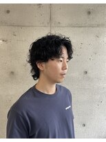 フィッティ 横須賀中央店(fiti)&nbsp;波巻き　スパイラルパーマ　ウルフ　メンズパーマ　メンズ