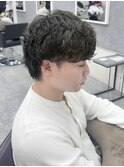 湿度に負けない無造作シャドウパーマUP