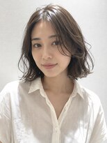 ヘイ 松本店(HEY)&nbsp;【HEY 松本】ゆるふわパーマ×ミディボブ×アッシュブラウン
