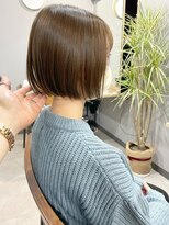 アトレ 梅田店(attrait)&nbsp;ブラウンボブ×カット・カラー・トリートメント完成