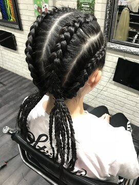 ミミック (mimic) ダンス用太めコーンロウ!TRICKstyle!