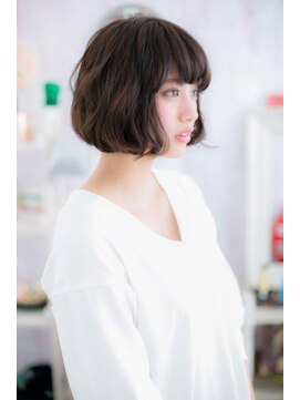 ミック ヘアアンドビューティー 大山店(miq Hair&Beauty) くせ毛風エアリーボブ