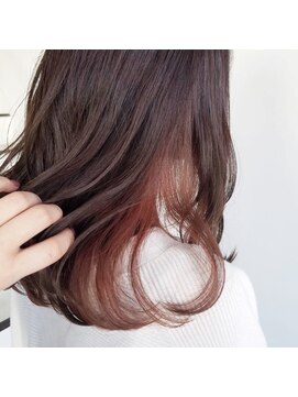 ノア(noa.) ピンク×インナーカラー