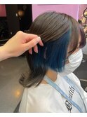 m.mインナーカラー ショート#熊本 #美容室 #人気 #エクステ