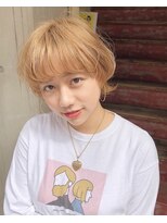 コワファーストナガサキシャンプーボーイ(COIFF1RST NAGASAKI SHAMPOO BOY)&nbsp;マッシュウルフ×ミルクティーベージュ