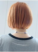 オレンジベージュ_くびれヘアビタミンカラー_ba339252