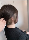 #ボブ#インナー#ミルクティーベージュ