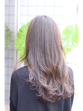 エコルアヘアー 西口(ecolua hair) ロング×アッシュ