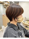 蒲生優 【グレージュココアベージュ丸みショート】【浦和】