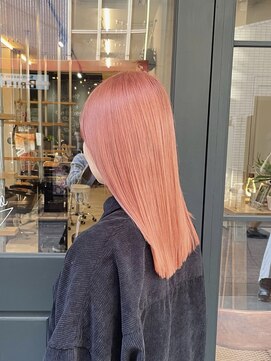 アソビ(Asobi) 【ブリーチ１～２回】コーラルオレンジ