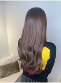大人かわいい20代30代40代小顔ショコラベージュ１Zina船橋