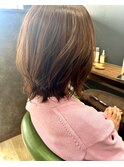 春のほんのりピンクベージュ◯