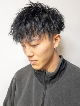 アルフレッド 平針店(alfRed) 束感ツーブロックマッシュパーマ　ツイスト/ピンパーマ