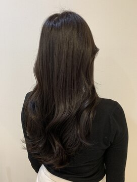 シェノン 西梅田(CHAINON) 韓国スタイル、レイヤーカット、くびれヘア、グレージュ*