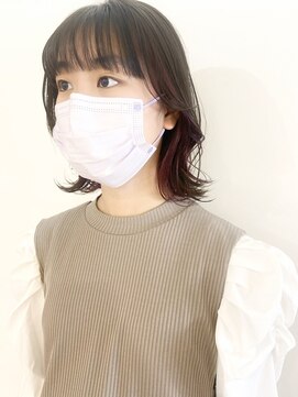 クイントネオリーブ 自由が丘正面口店(quint:neolive) ボブ × イヤリングカラー
